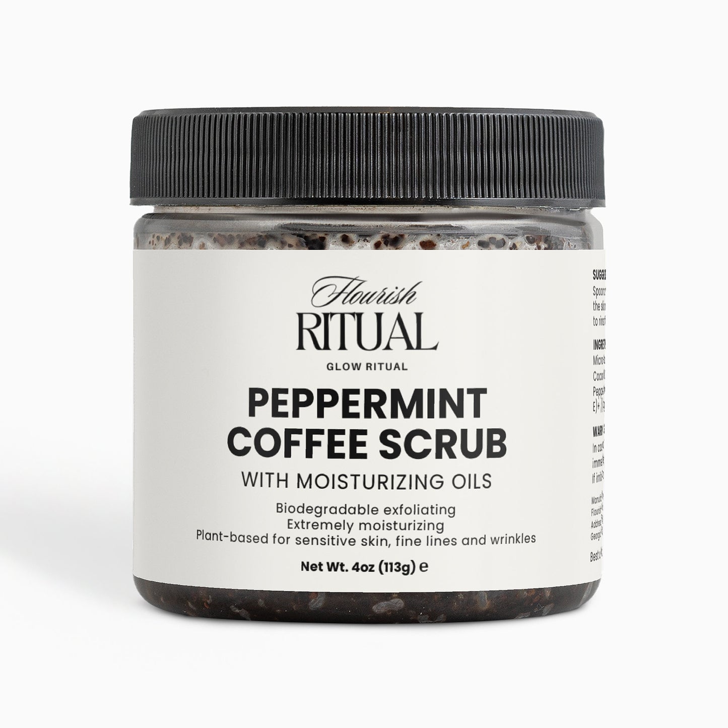 Peppermint Coffee Scrub
